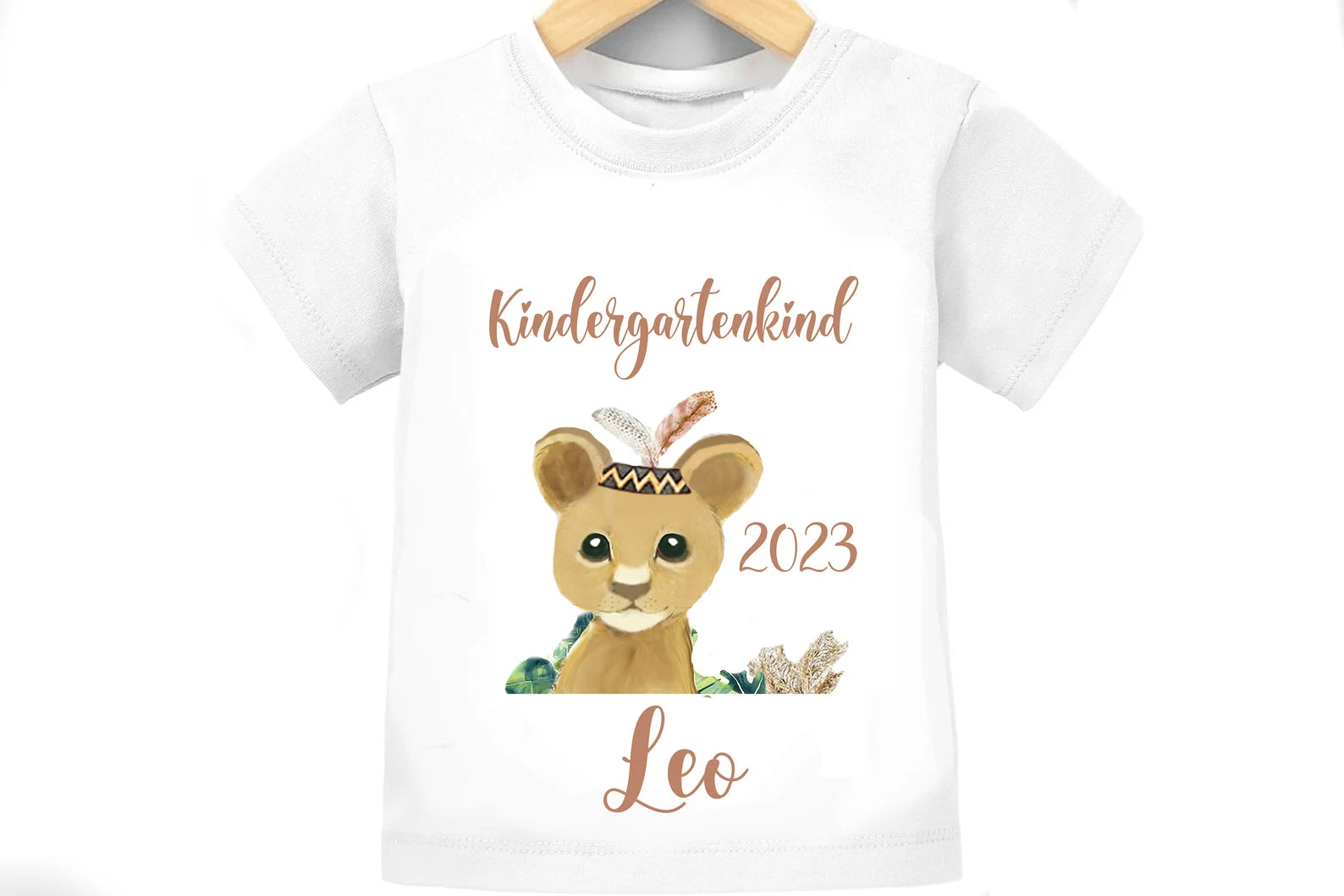 Kindergartenkind T-Shirt Löwe